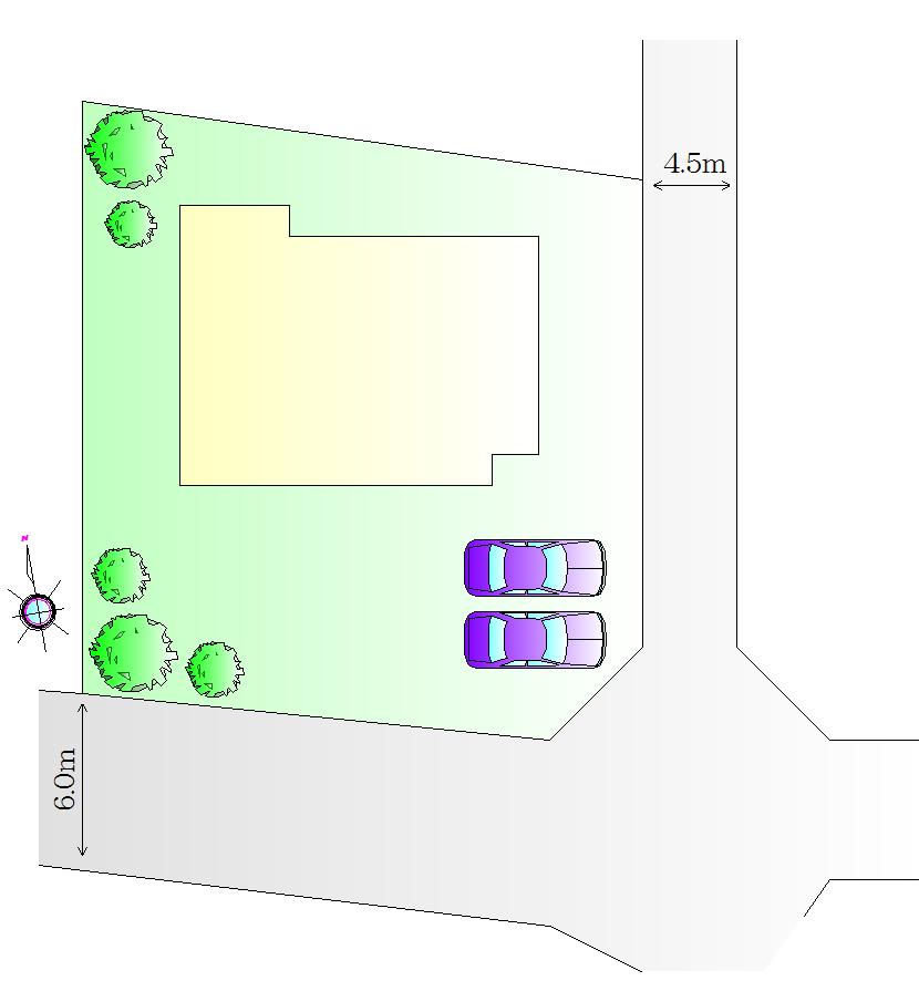 Compartment figure. 27,800,000 yen, 4LDK, Land area 284.97 sq m , Building area 104.74 sq m