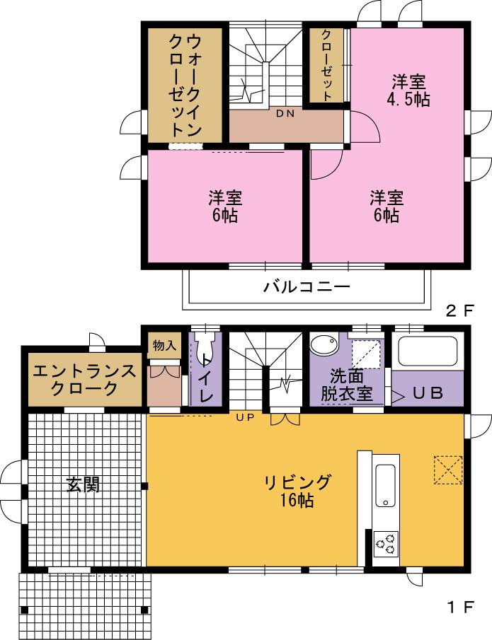 Floor plan. 30,300,000 yen, 3LDK + S (storeroom), Land area 202.38 sq m , Building area 93.15 sq m