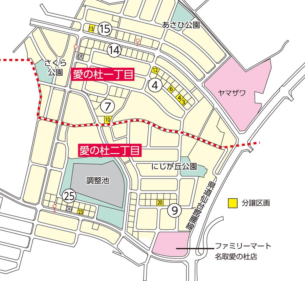 The entire compartment Figure. Compartment Figure / There is a park in a place not far from any sale compartment, Happy environment for child-rearing family. What in the town there is also a [Love Mori] nursery, Cheer mom with a job