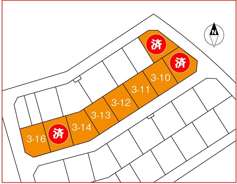 Local guide map. Local detailed view With building conditions Lots 6 compartment first-come, first-served basis sale. Selling price 9,480,000 yen ~
