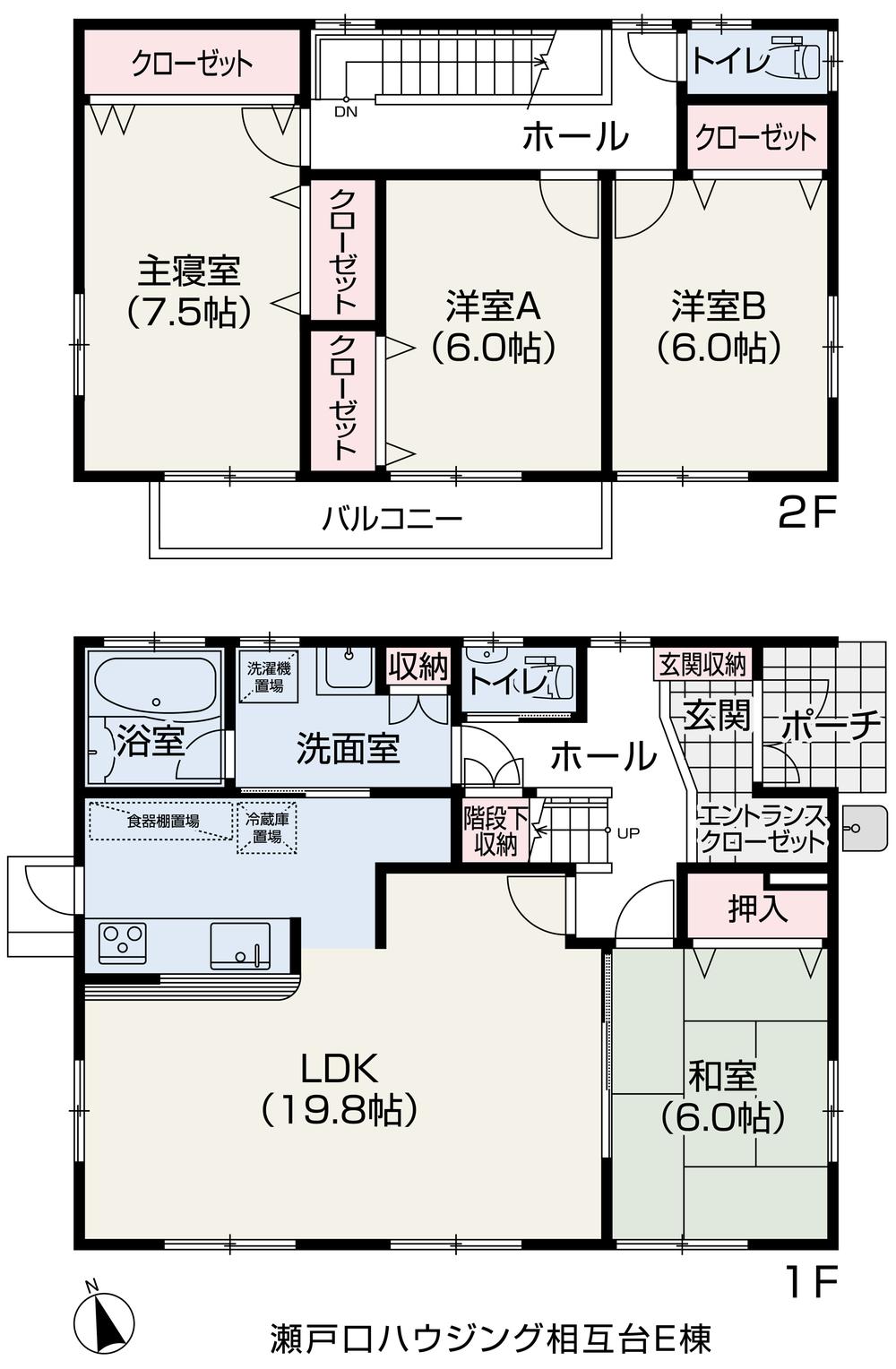 Floor plan. Blessed with greenery and nature are many living environment, It is easy environment child-rearing and the like are