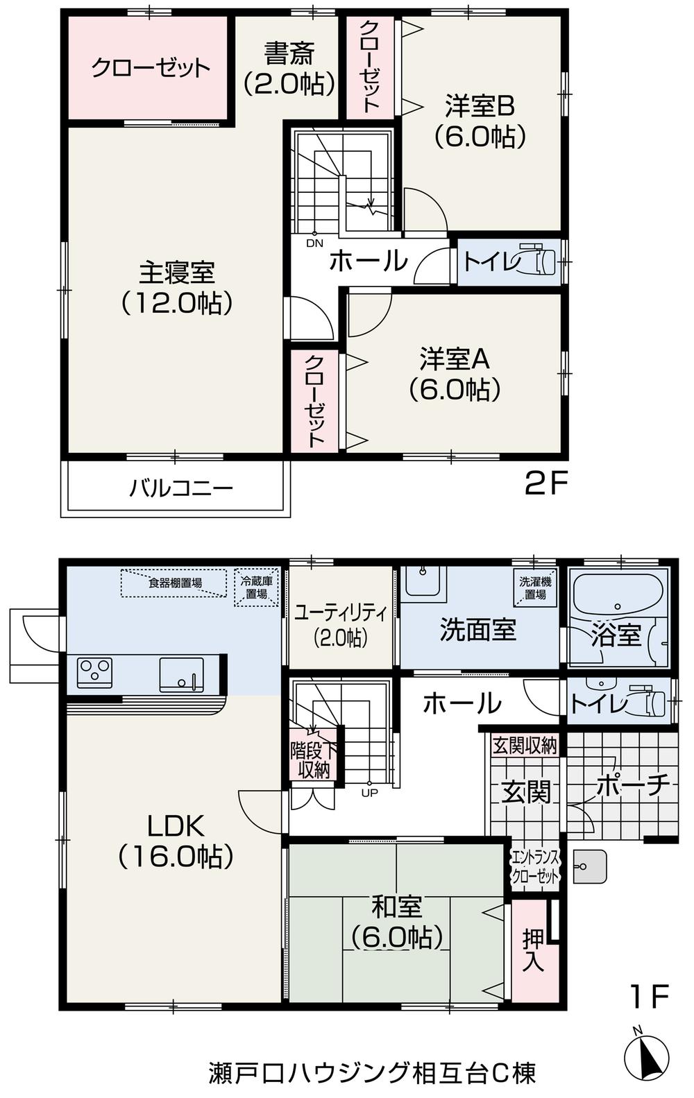 Floor plan. Blessed with greenery and nature are many living environment, It is easy environment child-rearing and the like are