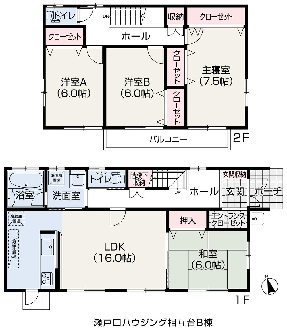 Floor plan. Blessed with greenery and nature are many living environment, It is easy environment child-rearing and the like are