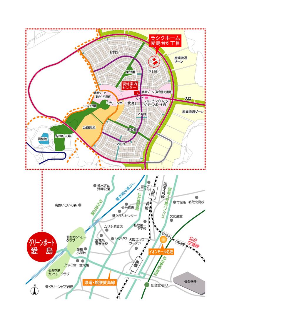 Local guide map. Information map