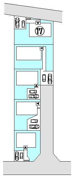 Compartment figure. Land price 16,900,000 yen, Land area 204.64 sq m