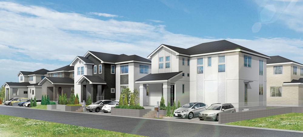 Rendering (appearance). While out each of the personality of all six buildings, Beautifully coherent streets (streets) Rendering