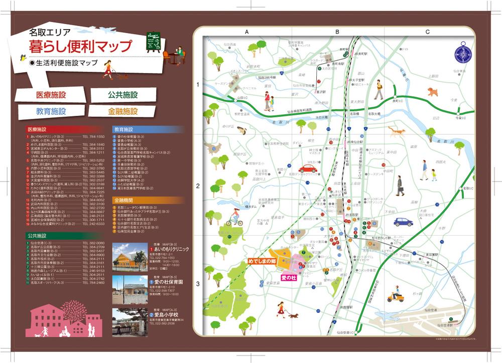 Local guide map