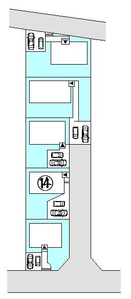 Compartment figure. Land price 14.2 million yen, Land area 165.21 sq m