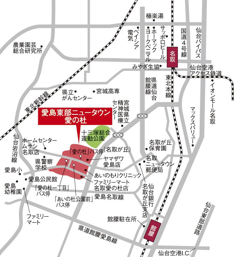 Local guide map.  ■ Local guide map