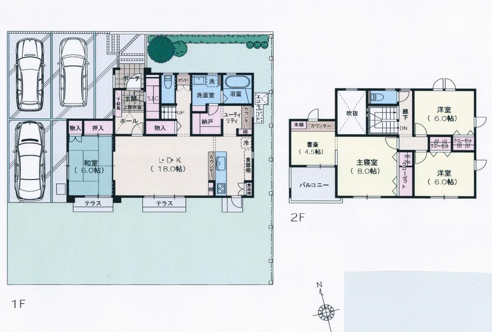Floor plan. Natori area of ​​vibrant attention