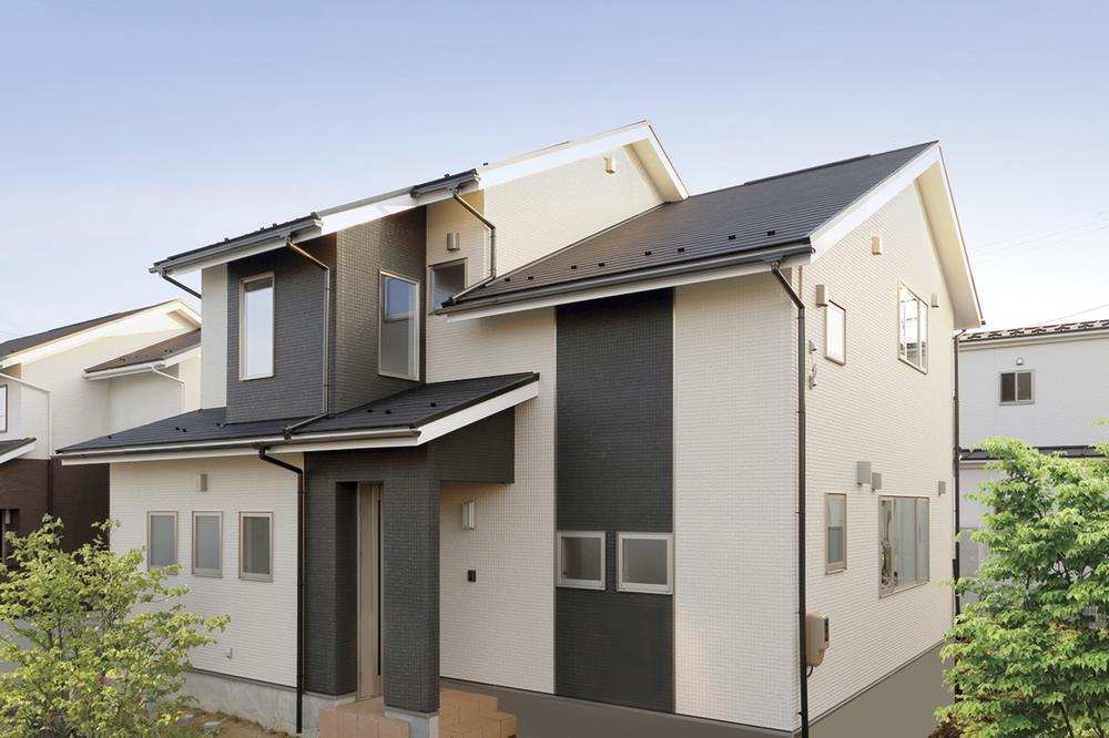 Local appearance photo. Comfortable life in town to clean up firmly with house air and the advanced facilities to be able to live comfortably Natori area of ​​vibrant attention (Ltd.) K ・ T ready-built complete photo