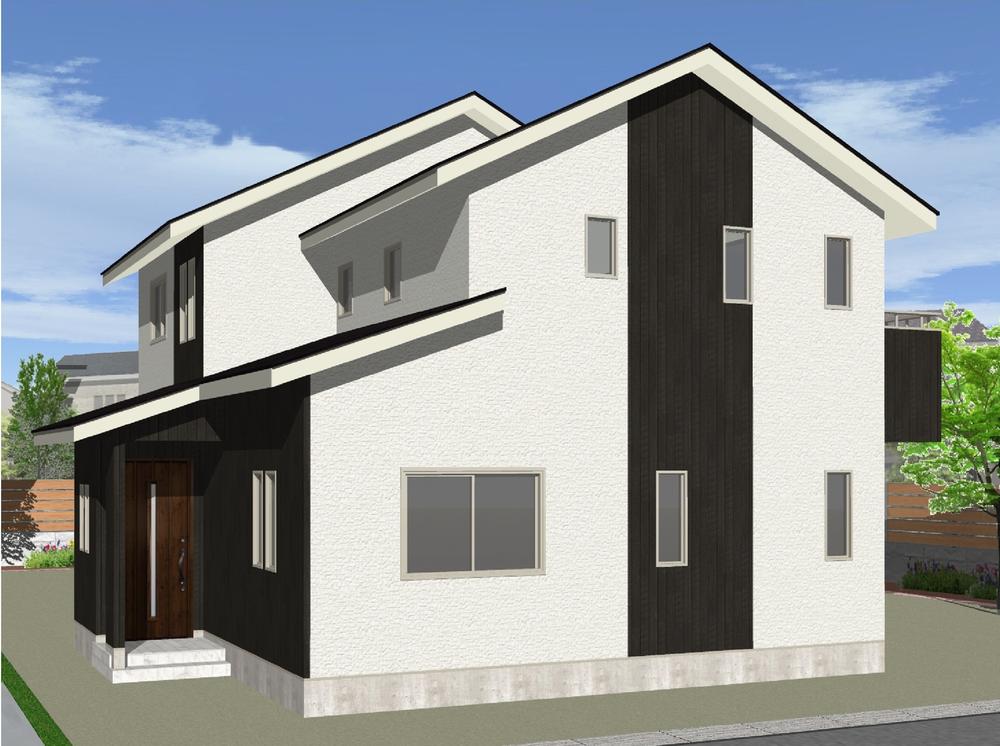 Rendering (appearance).  ■ 2-19-3 ■ (Stock) Kei ・ Thi ■ House that can increase room by adding a partition to suit the number of family members and children of growth