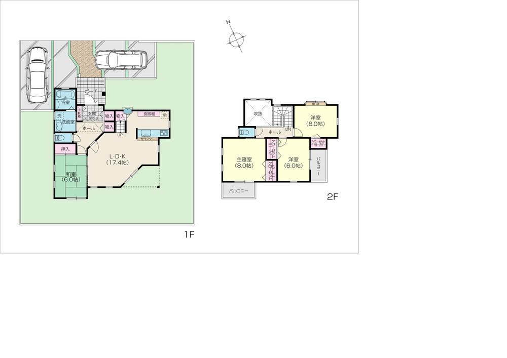 Floor plan. Natori area of ​​vibrant attention