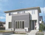 Local appearance photo. The accent of the outer wall of the calm gray house. (Compartment NO7)