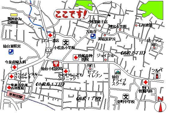 Local guide map. Information map