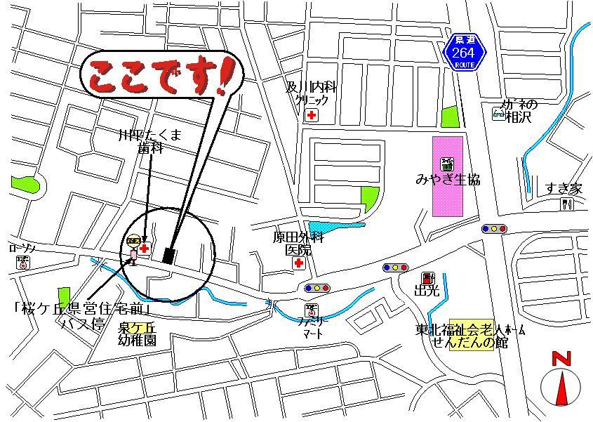 Local guide map. Information map