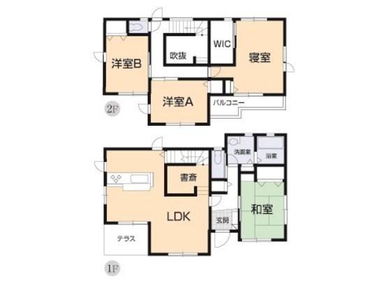 Floor plan. 35,100,000 yen, 4LDK, Land area 285.5 sq m , Building area 115.93 sq m floor plan