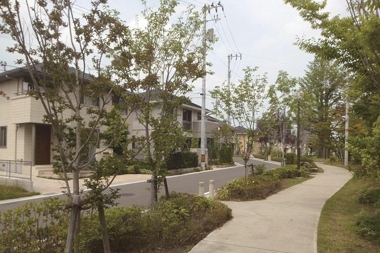 Other local. Also installed benches Oroseru the waist in the middle of a walk to the promenade of the "Odawara Aoba town park". While experience the change of seasons, Moments of peace
