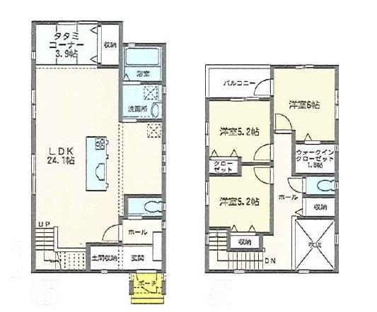 Floor plan. 33,500,000 yen, 3LDK, Land area 179.96 sq m , Building area 114.5 sq m floor plan