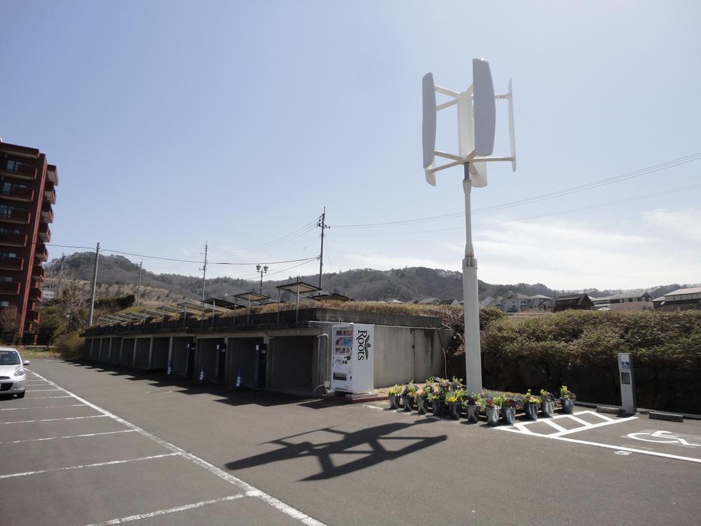Other Environmental Photo. EV charging station of the town in the Hillside "Tri-charge". For now trying to charge during the shopping! We are challenged to renewable energy in the Town.