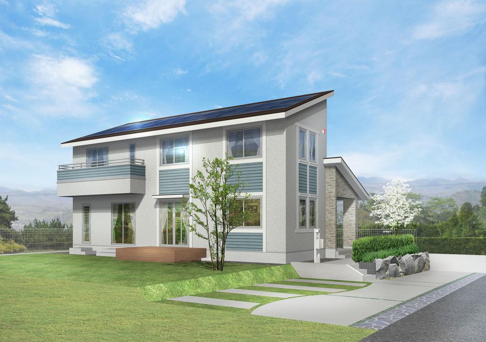 Rendering (appearance). Zero energy house "Genki ・ Eco "stage 3 (4-12-8)