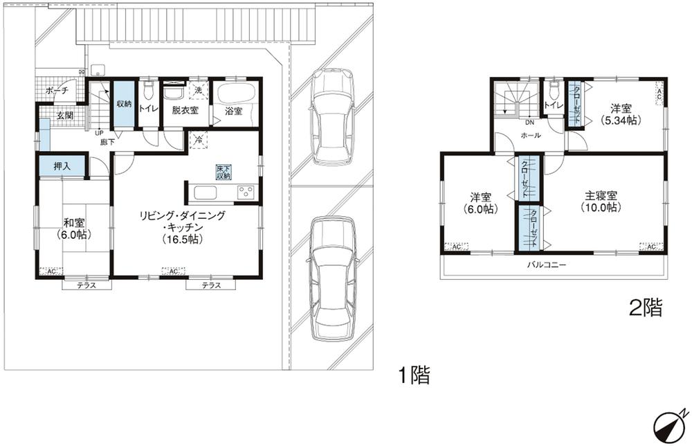 Floor plan. (11 Building), Price 34,800,000 yen, 4LDK, Land area 180.47 sq m , Building area 105.16 sq m