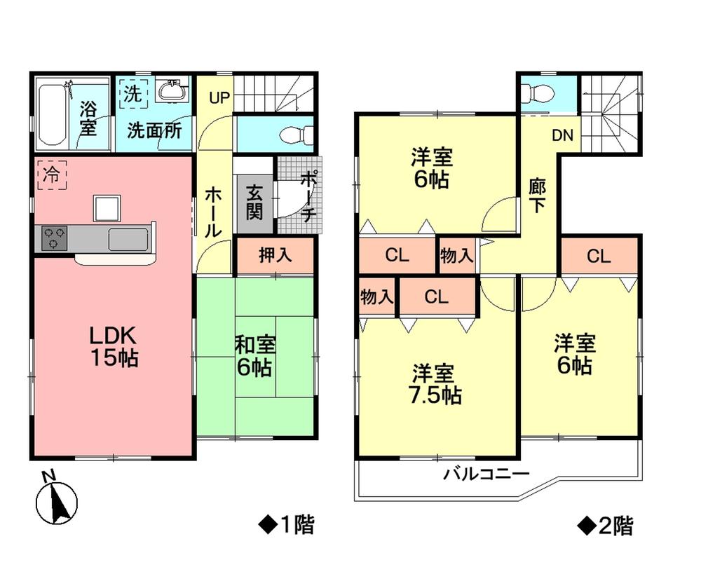 Floor plan. 27,900,000 yen, 4LDK, Land area 198.23 sq m , Building area 96.79 sq m