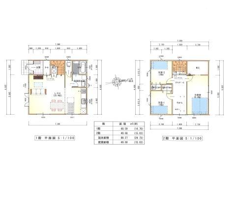 Floor plan. 25,500,000 yen, 3LDK, Land area 180.52 sq m , Building area 98.27 sq m