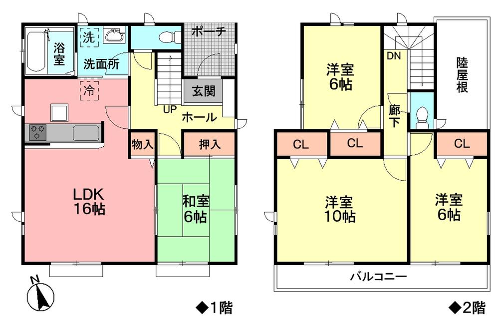 Floor plan. (4 Building), Price 23.8 million yen, 4LDK, Land area 202.51 sq m , Building area 105.99 sq m