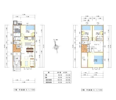 Floor plan. 25,900,000 yen, 4LDK, Land area 133.82 sq m , Building area 102.44 sq m