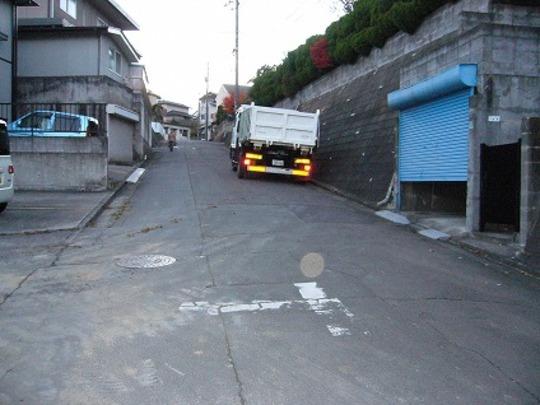 Local appearance photo. Frontal road