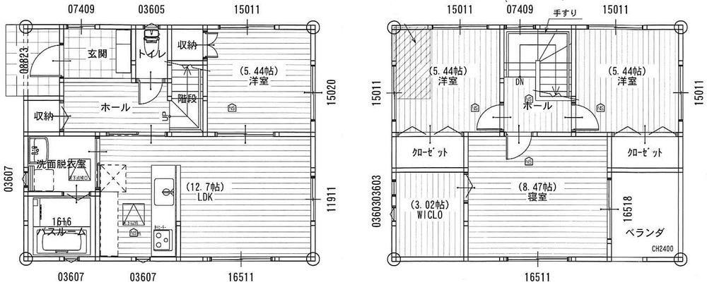 Floor plan. 27.5 million yen, 4LDK, Land area 204.64 sq m , Building area 97 sq m