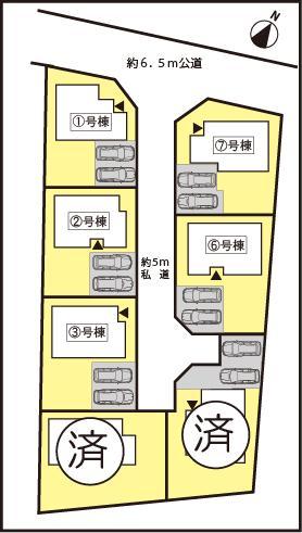 The entire compartment Figure. ● remaining five buildings application order ● With ground guarantee