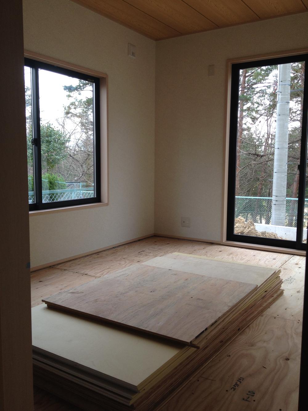 Other introspection. Japanese-style room During construction