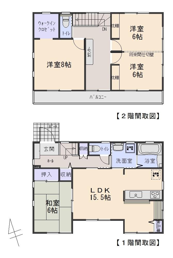 Floor plan. 23.6 million yen, 4LDK + S (storeroom), Land area 301 sq m , Building area 104.33 sq m