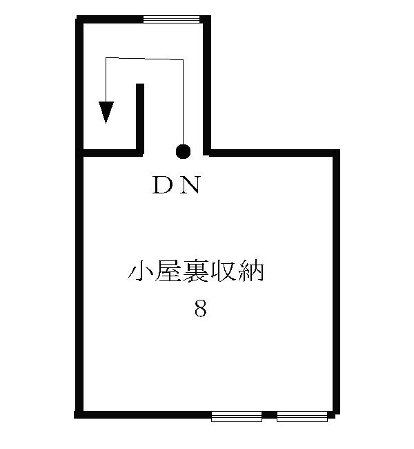 Floor plan. 35 million yen, 4LDK + S (storeroom), Land area 183.13 sq m , Building area 98.74 sq m attic storage floor plan