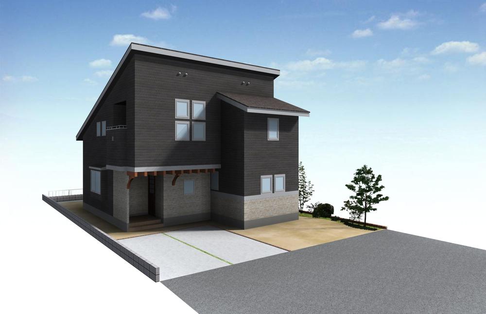 Rendering (appearance). (B Building) Rendering Stylish and modern appearance