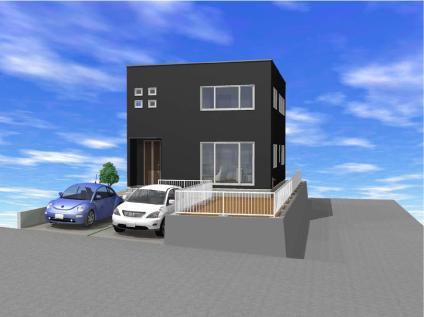 Rendering (appearance). Building B: It is possible outer wall color select