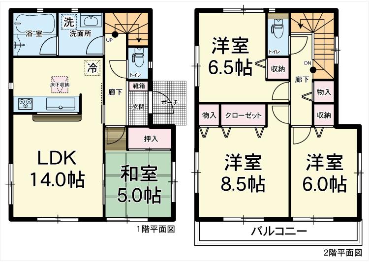 Floor plan. 20,900,000 yen, 4LDK, Land area 133.12 sq m , Building area 93.15 sq m floor plan