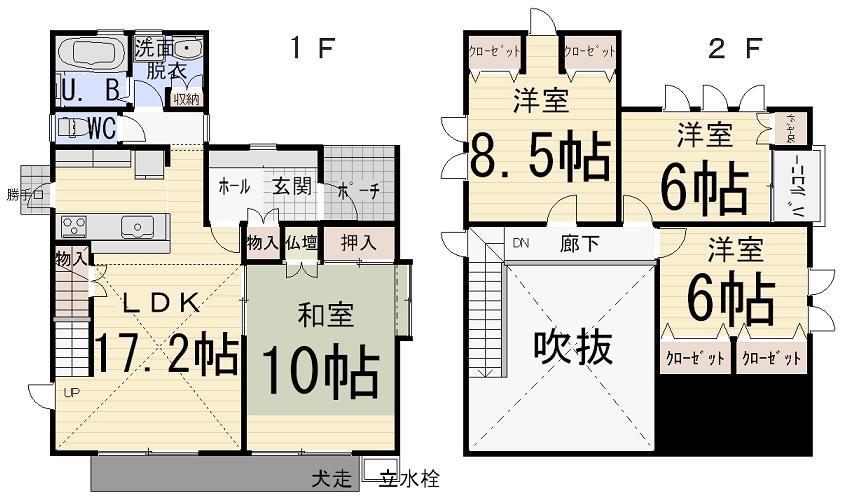 Floor plan. 24.5 million yen, 4LDK, Land area 219.75 sq m , Building area 113.44 sq m floor plan