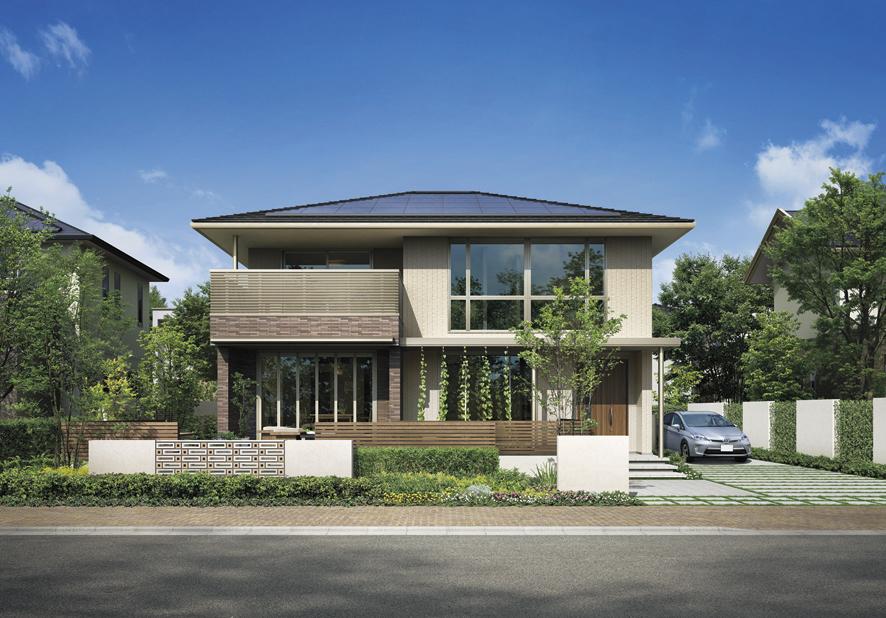 Building plan example (exterior photos). Building plan example