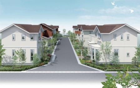 Cityscape Rendering. Material billing Sekisui Heim Tohoku Co., Ltd. Asset utilization branch Sale Division 022-784-3791