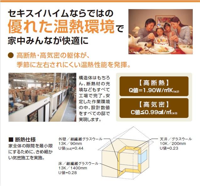 Construction ・ Construction method ・ specification. High thermal insulation ・ Precursor of high airtight, Demonstrate the difficult thermal performance is dependent on the season. Achieve a high-quality held by the factory production.