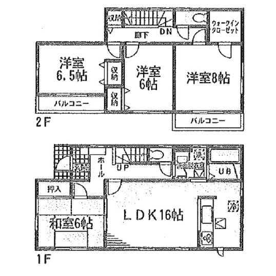 Floor plan. 19,800,000 yen, 4LDK, Land area 180.23 sq m , Building area 105.99 sq m floor plan