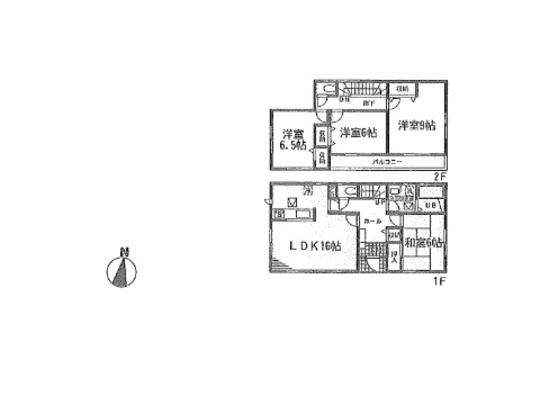 Floor plan. 19,800,000 yen, 4LDK, Land area 180.51 sq m , Building area 105.98 sq m floor plan