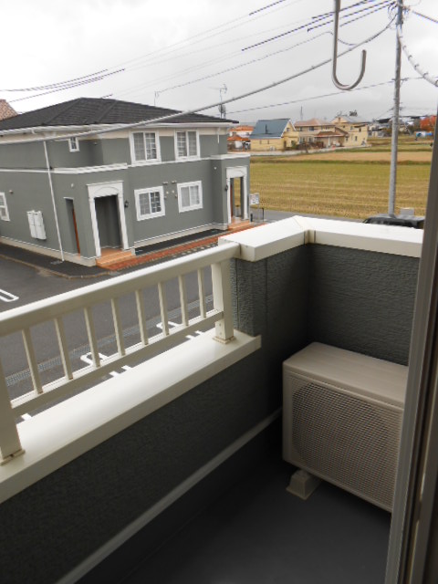 Balcony. South roof balcony