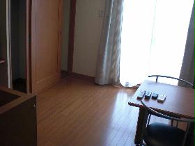 Living and room. Collapsible desk is also equipped.