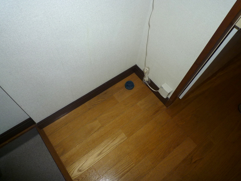 Building appearance. Washing machine Storage