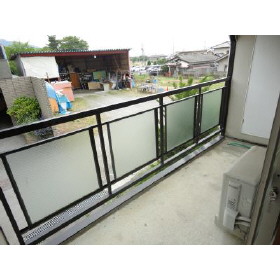 Balcony. Spacious balcony