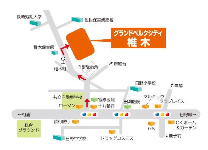 Local guide map. Information map